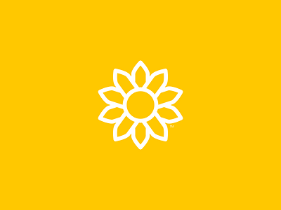 Summery brand design data analytics edugon flower logo summer summery sunflower tech logo