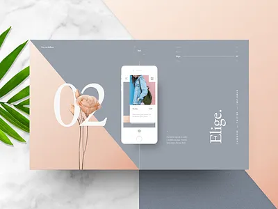 Dirección de Arte Digital - Curso Online de Domestika - 3 fashion fibonacci freebie garamond golden ratio graphic design grid landing layout online course typography