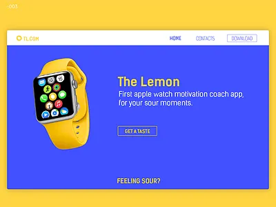 Above the cut – Daily UI #003 app clean colors daily design simple site theme ui watch web