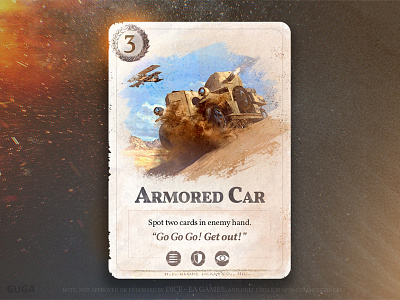 If Battlefield 1 was a card game.. 2d art battlefield bf1 card game ui