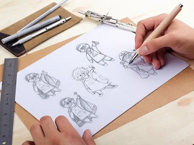 Advertising character for interactive museum advertising character design goldweb