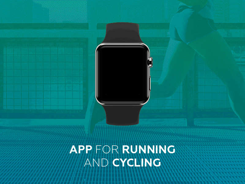 Sports app for Apple Watch animation apple watch application ios sports app uxui