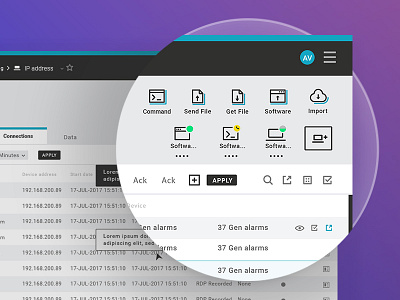 details of a UI UX project details icons studionmore system ui ux web