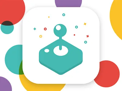 Game Icon app app icon color colors colour game icon joystick play sprite kit spritekit