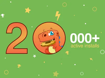 Widget Options for WordPress surpasses 20k active installations! achievement goal milestone wordpress
