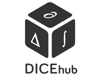Dicehub Logo dicehub logo math science
