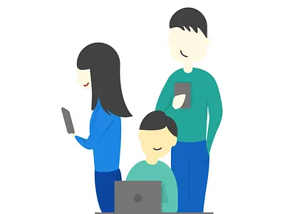 Customers chat customers phone support tablet users