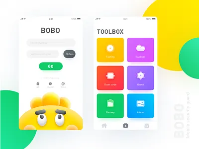BOBO 2 illustration ui ux