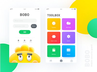 BOBO 2 illustration ui ux