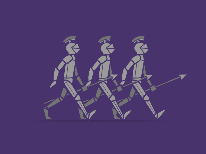 Marching Knights by Himanshu Sharma on Dribbble