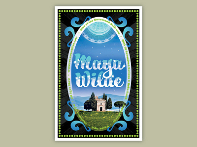Maya Wilde bands gig poster maya wild merch photoshop collage poster