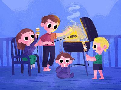 Childhood children illustration kidlitart kids