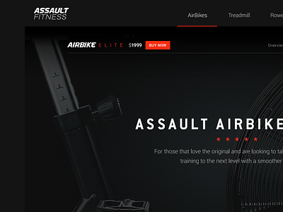 Assault AirBike Product Page Detail 2 crossfit dark equipment fitness product detail sports