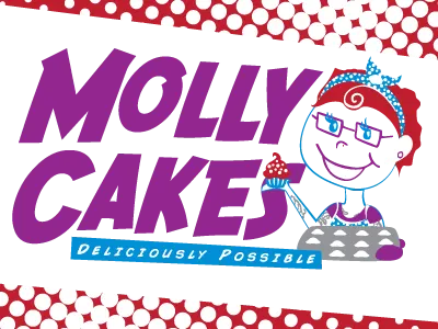 Molly Cakes Baking Logo digital logo