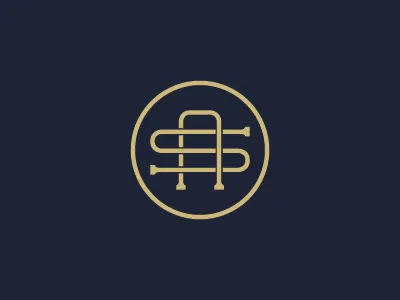 Monogram - Sadler Accounting accounting branding dsvc internship logo monogram sa school uta