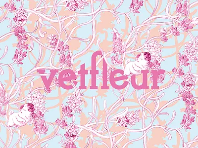 Vetfleur, aromaterapia para cães aromatherapy brand design dogs gobirasaito identidade patterns vetfleur visual