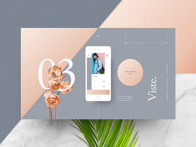 Dirección de Arte Digital - Curso Online de Domestika - 4 fashion fibonacci freebie garamond golden ratio graphic design grid landing layout online course typography