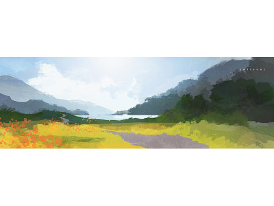 Dzień Dobry: Environment Design concept art digital painting environment design landscape nature poland