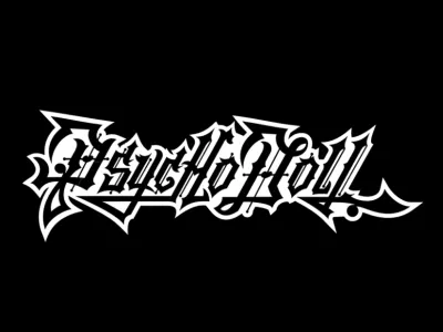 Psycho Doll agressive doll fire gothic loco psycho raw typography urban