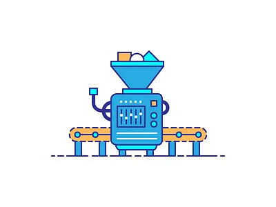 Machine illustration machine