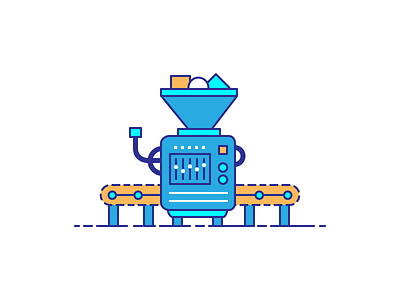 Machine illustration machine