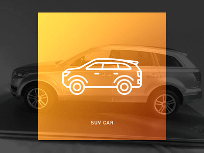 SUV icon car suv