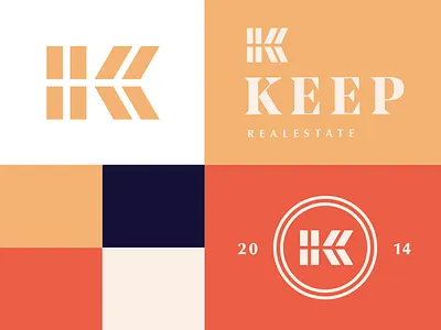 Keep Real Estate pt. 4 branding castle k keep logo mark real estate trademark
