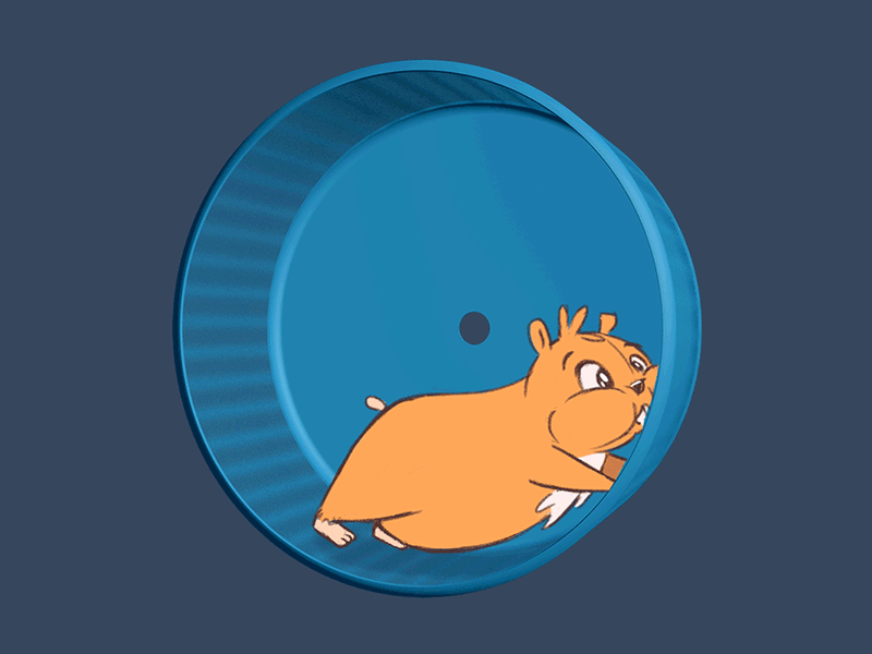 Hamster Wheel c4d hamster photoshop traditional animation