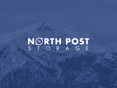 North Post Storage compass logo mountain north ogden storage