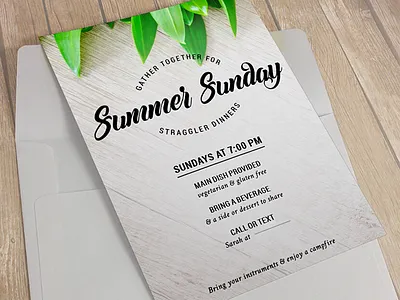 Dinner Party Invitation dinner party invitation stationery