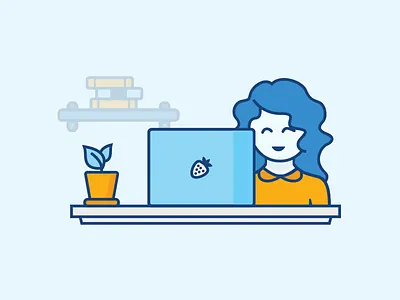 Stroke Illustration computer illustration simple stroke