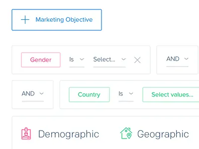 Thy Fair Filters advertising audience filters marketing selection ui web