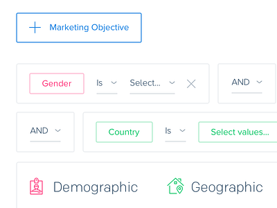 Thy Fair Filters advertising audience filters marketing selection ui web