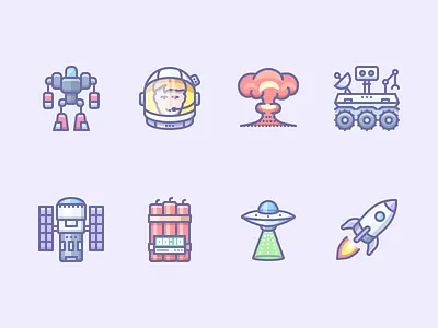 Unigrid Phantom helmet icojam icons illustration nuclear phantom rocket space ufo unigrid vector vehicles