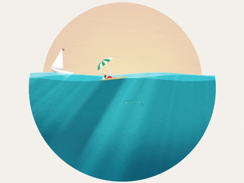 Summer Gif animation gif illustration motion summer vector