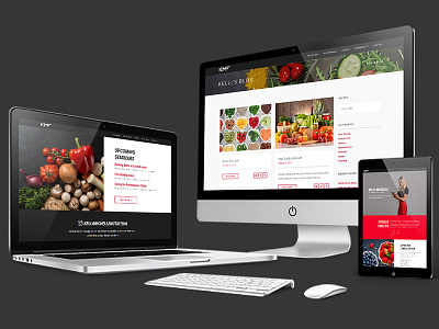 Nutrition Website Design graphic design ui wordpress