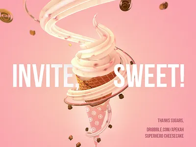 Good day 3d dribbble gelato ice