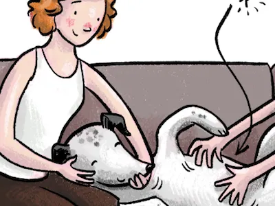 scratchy scratch! book children digital dog drawing