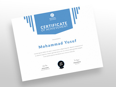 Certificate V1 certificate corporate graphic print school template