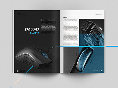 "_Ergo" - Editorial Design editorial environment ergo ergonomy human machine magazine mamba pc razer