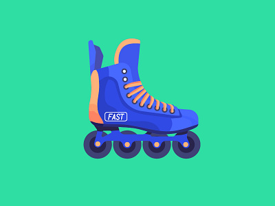 Rollerblade illustration rollerblade sport