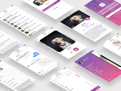 A Dog's Dating App app clean design dogs interface ios iphone light ui user