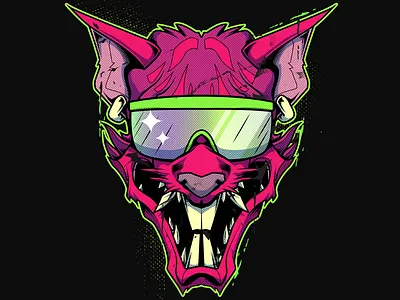 Dirty Dragan Rat face dragan face illustration mask rat vector wrestling