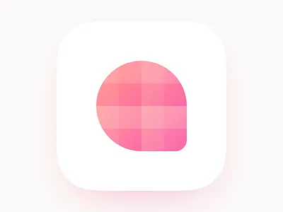 Icon for Chat App app chat gradient icon ios ipad iphone simple ui white