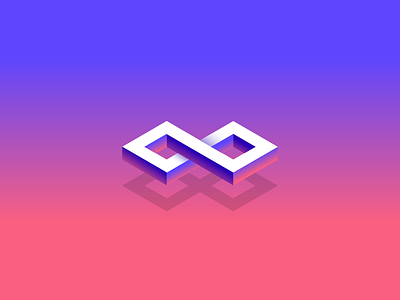 Diadectric bunny gradient illustrator isometric sam