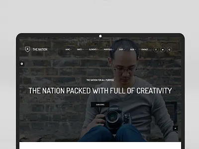 Nation - HTML and WordPress design agency business corporate html nation wordpress