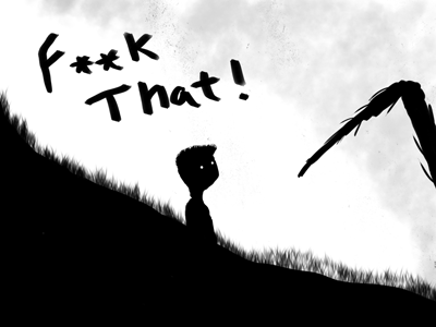 How I feel every time I play Limbo black creepy dark fog gaming indie limbo spider white