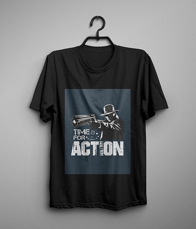 T-shirt design actionshirt black black tshirt blackshirt boycloth boys brand cloth design fashion shirt t shirt timeforaction timeforactiont shirt typography