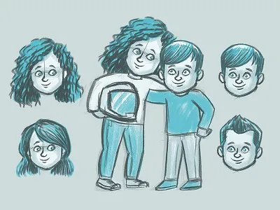 Character Development astronomy book children cosmos editorial illustration kids space typography visual developmentstration