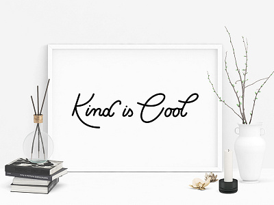 Kind Is Cool cool font kind script type